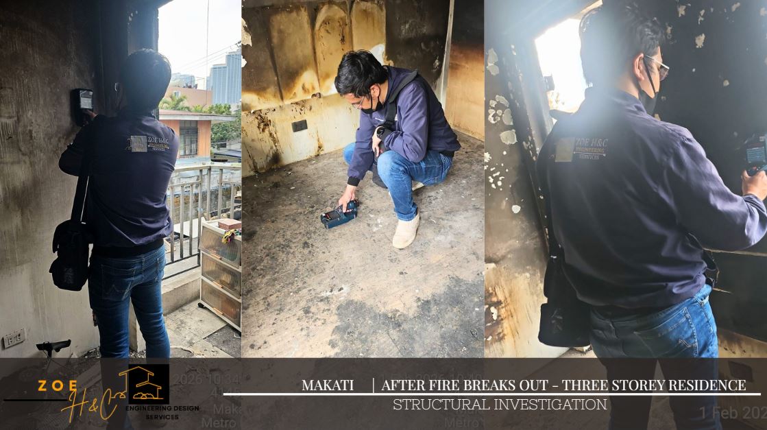 After Fire Structural Investigation Makati